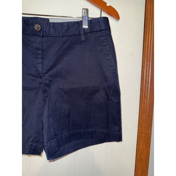 NWT Talbots Navy Girlfriend Chino Short 6” Inseam Size 4 - Picture 6 of 13